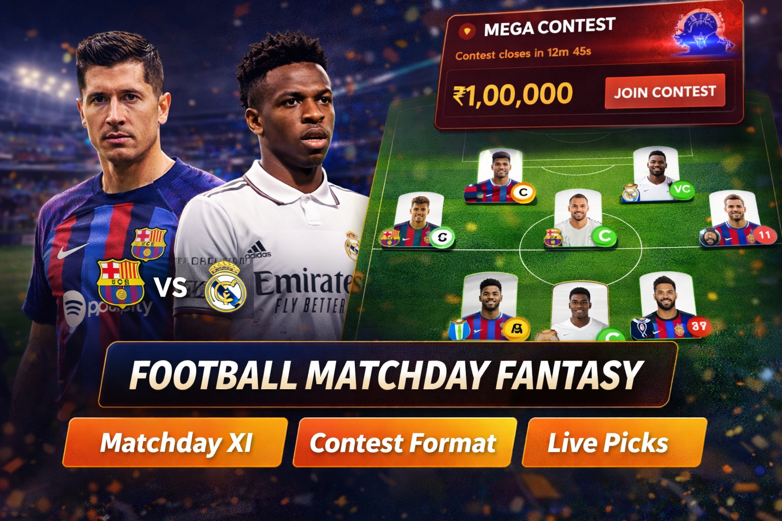 cric play football lineup risk check